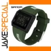 SANDA 9003 Men's Green Digital Wristwatch