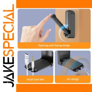 Folding Headset Stand Holder for Gamers