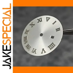 24.2MM Silver Watch Dial for NH05/NH06 Movements