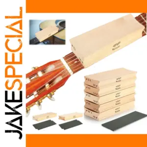 Wooden Guitar Sanding Blocks Set for Fret Maintenance