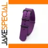 Purple Nylon Watch Strap 18mm 20mm 22mm 24mm