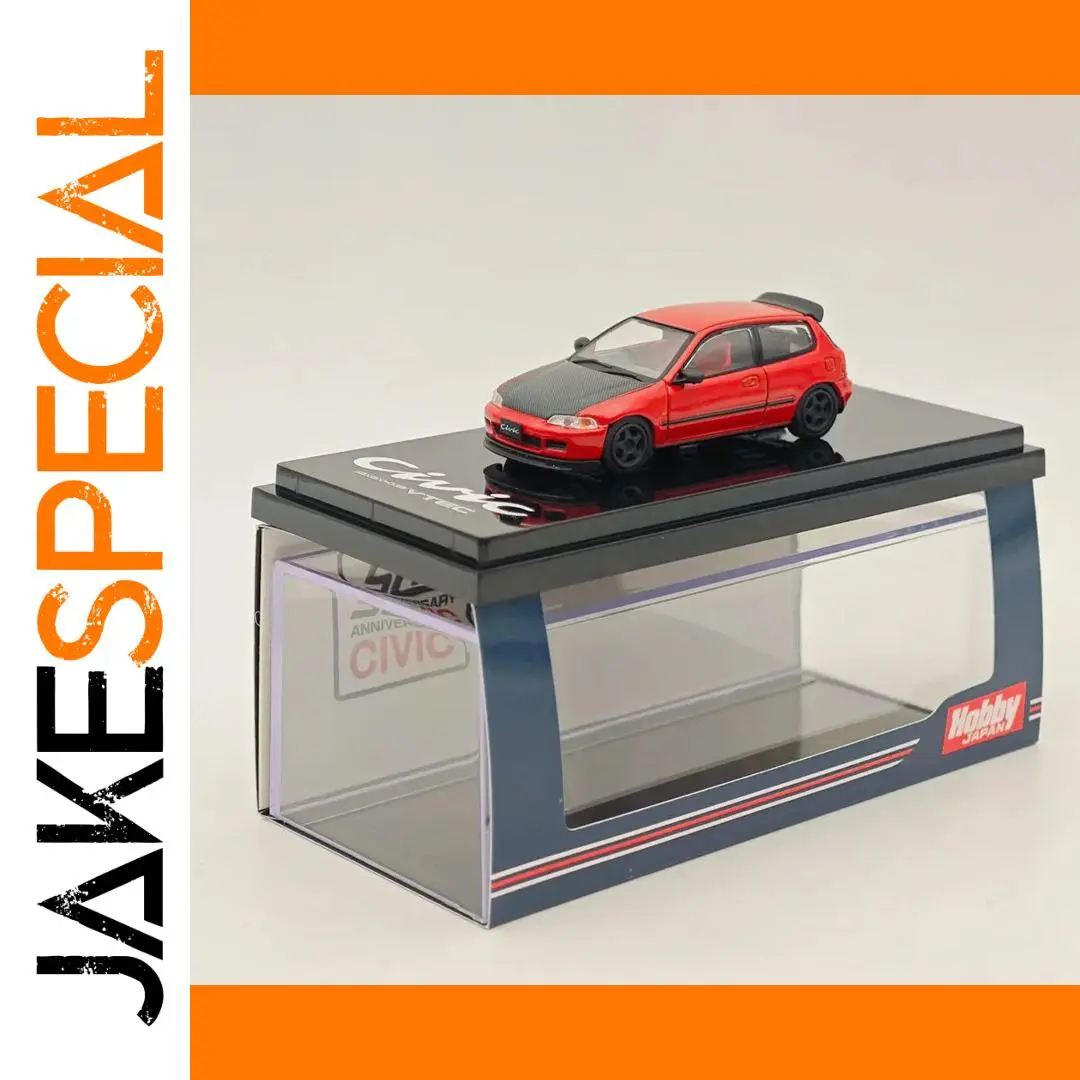 1:64 Diecast Honda Civic EG6 Red Model Car 1 1:64 Diecast Honda Civic EG6 Red Model Car