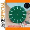 28.5mm Green Luminous Watch Dial for NH35/8215/2836