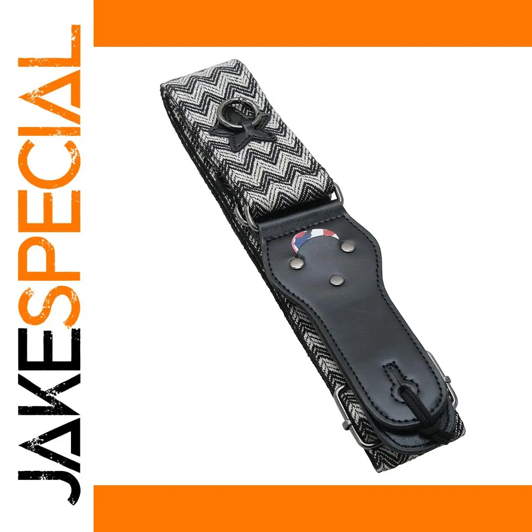 Herringbone Pattern Electric Guitar Strap 1 Herringbone Pattern Electric Guitar Strap