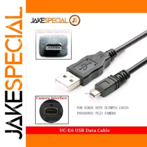 UC-E6 USB Data Cable for Nikon Sony Olympus