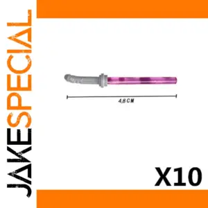 Translucent Pink Laser Sword Set of 10