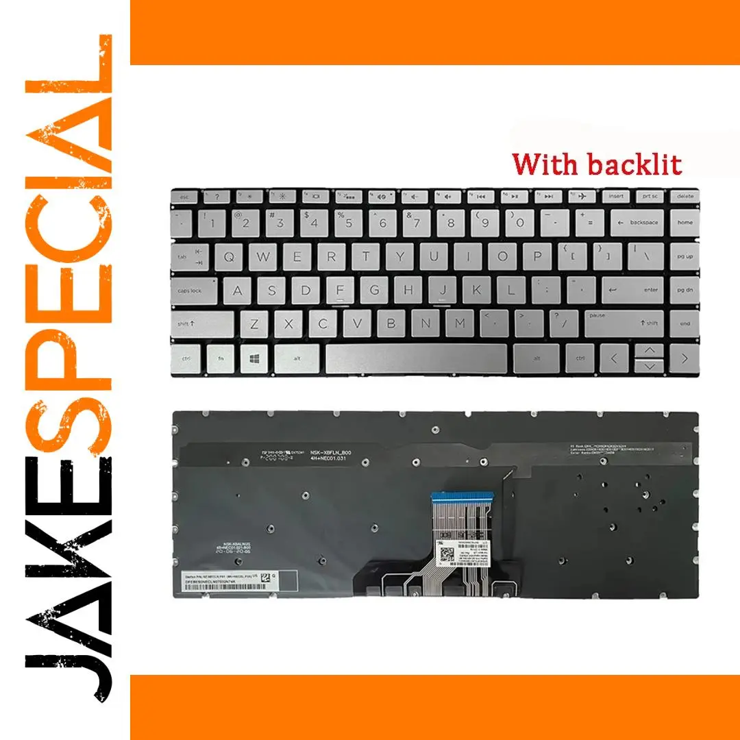 HP Envy x360 Dark Brown Silver Backlit Keyboard 1 HP Envy x360 Dark Brown Silver Backlit Keyboard
