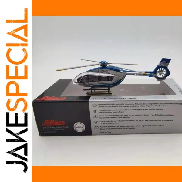 Diecast Airbus H145 Polizei Helicopter Model