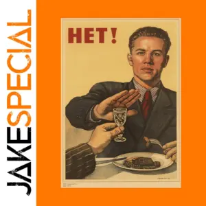 Soviet WWII Retro Propaganda Poster 42x30cm