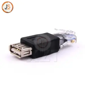 RJ45 Male to USB 2.0 Female Adapter