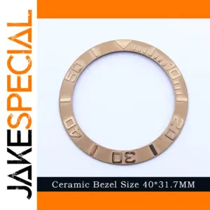 40mm Blue-Green Ceramic GMT Diver's Bezel Insert