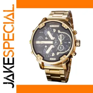Men's Quartz Watch 7370 Gold Stainless Steel