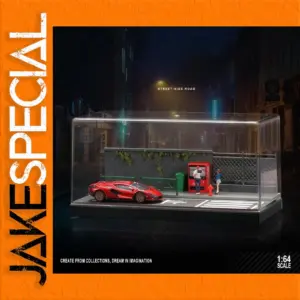 1/64 Scale Diecast Car Simulation Street Scene