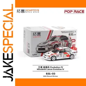 XCARTOYS 1:64 Mitsubishi Lancer Evolution IV Model