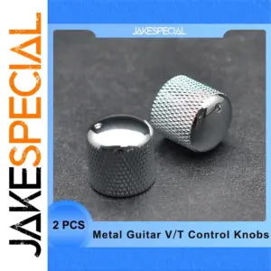 Bass Guitar Metal Control Knobs Set of 2