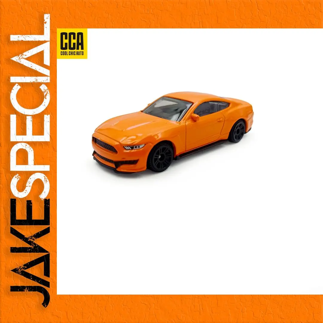 1:64 Scale Ford Shelby Car Model in Orange 1 1:64 Scale Ford Shelby Car Model in Orange