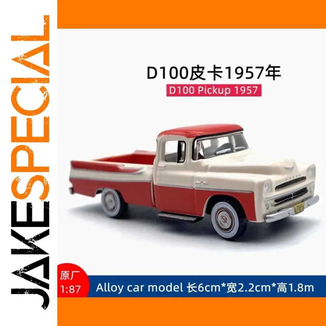 1957 D100 Vintage Pickup Truck Model 1:87 1 1957 D100 Vintage Pickup Truck Model 1:87