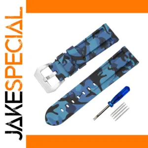 Camouflage 13 Silicone Watch Band for 20-26mm