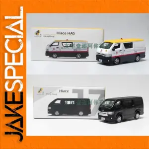 TINY 1/64 Scale Diecast HIACE Van Model Set