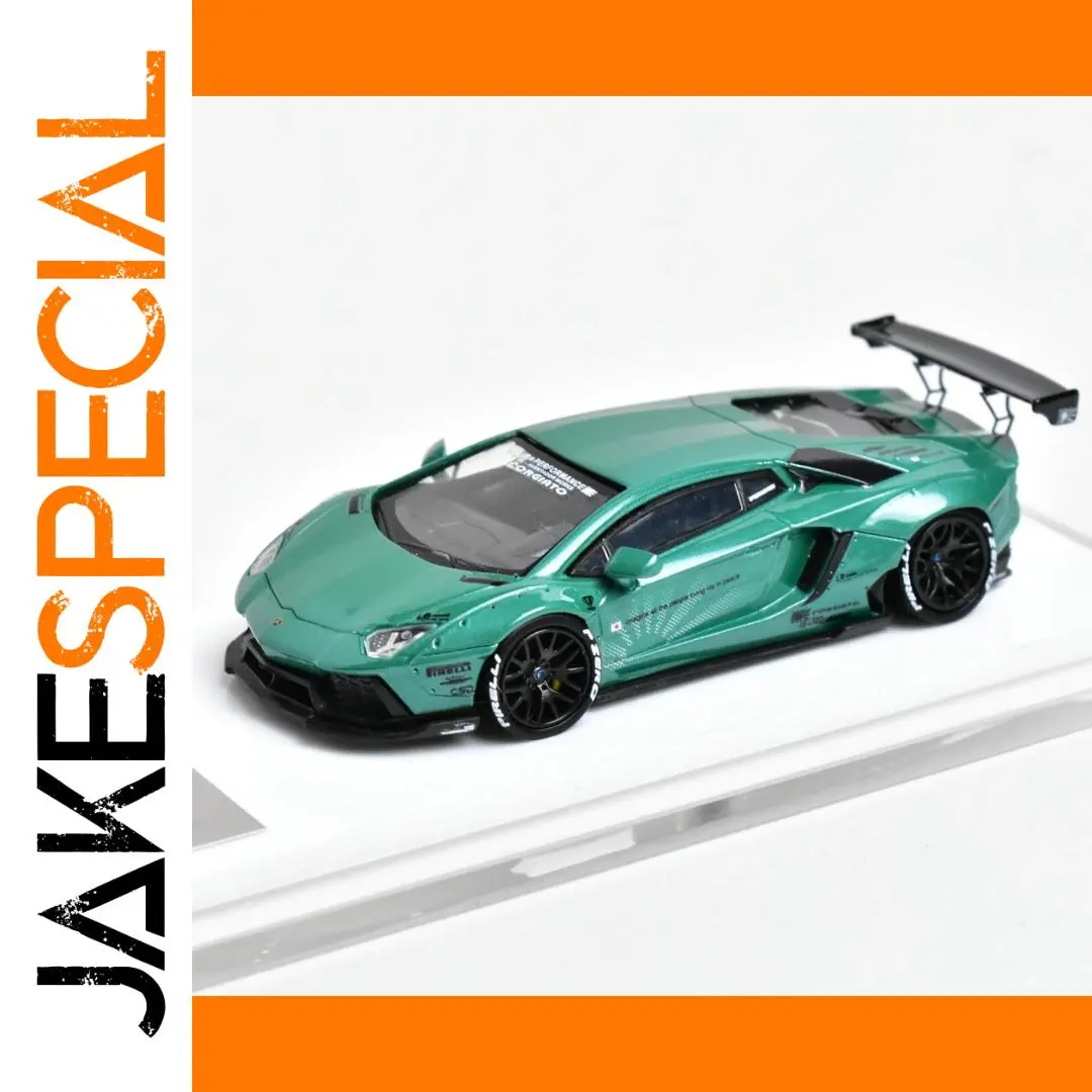 TSM Model 1:64 Turquoise Lamborghini Aventador 1 TSM Model 1:64 Turquoise Lamborghini Aventador