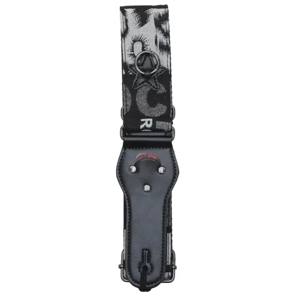 Stylish Adjustable Guitar Strap with Patterned Design - Image 5