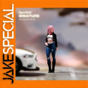 Vibrant Miniature Doll Model in Multiple Scales