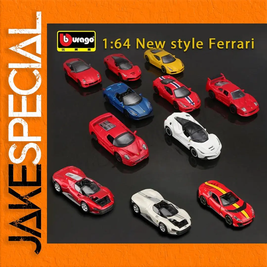 Bburago 1:64 Scale Ferrari Die-Cast Models 1 Bburago 1:64 Scale Ferrari Die-Cast Models
