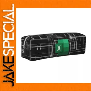 Excel Software Program Pencil Case in Black