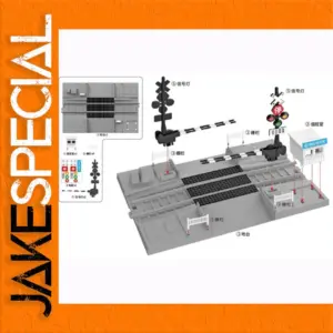 2011E Plastic Railway Crossing Model 1/64 Scale