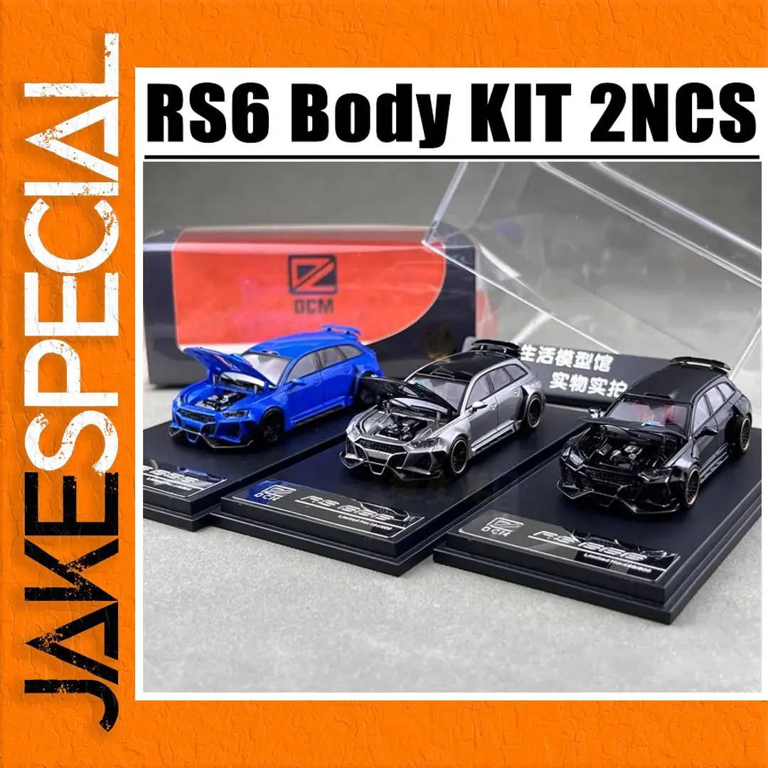 DCM 1/64 RS6 Body KIT Diecast Model Set 1 DCM 1/64 RS6 Body KIT Diecast Model Set