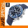 Men's Quartz Watch with Deep Blue Dial