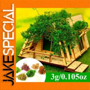 Miniature Grass Cluster Model for Scale Models