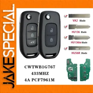 Smart Flip Car Key for Renault and Dacia