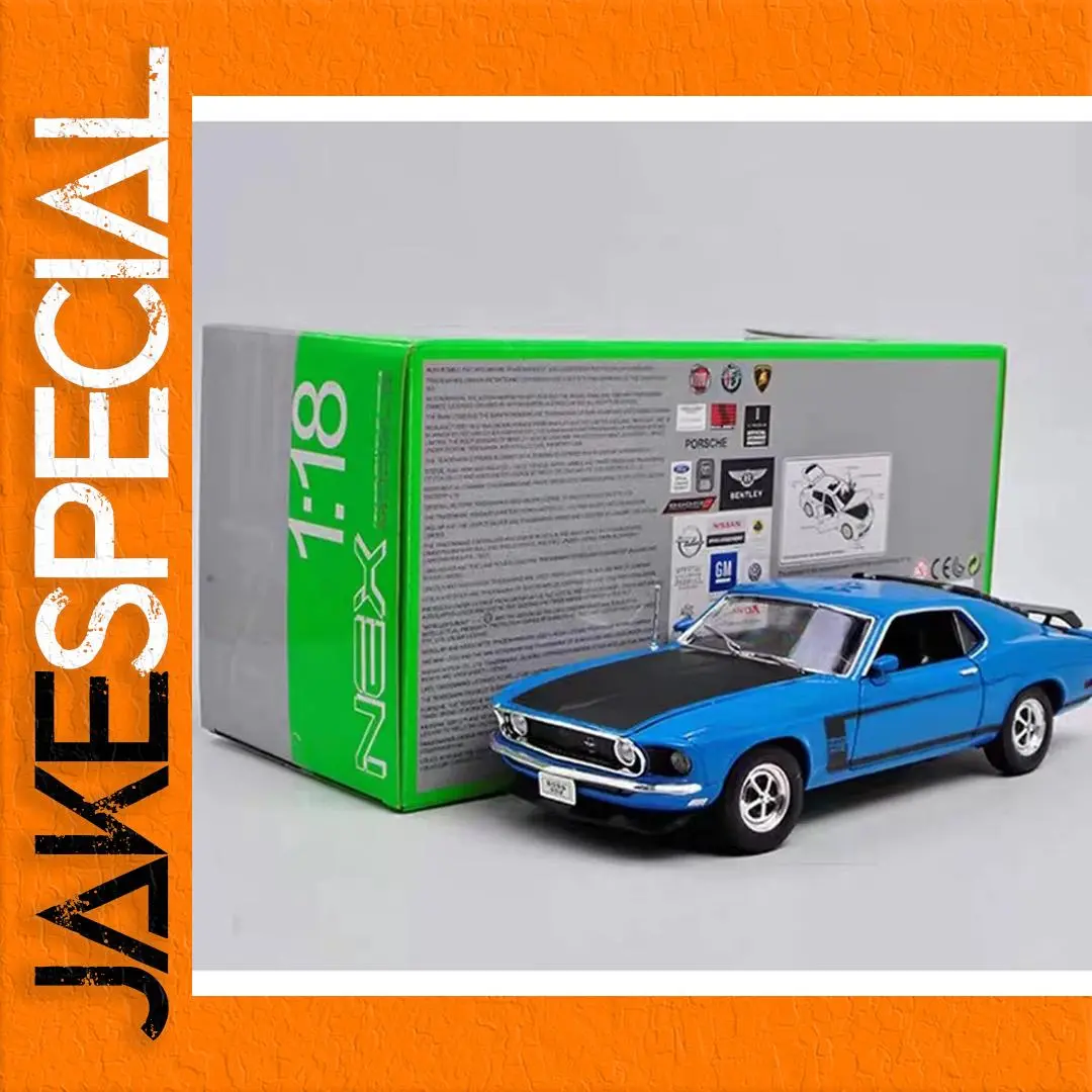 Welly Diecast 1970 Ford Mustang Boss 302 Model 1 Welly Diecast 1970 Ford Mustang Boss 302 Model