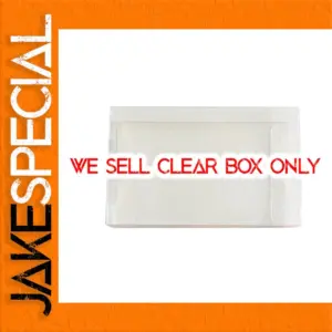 Transparent Storage Box for GBA Game Cards