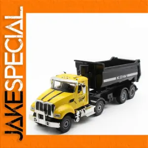 1:50 Scale Die-Cast Yellow Dump Truck Model