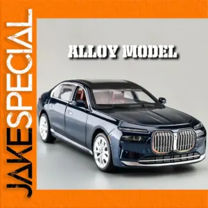 1:24 Scale Blue Alloy Model Car with Lights