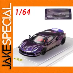 1/64 Scale Diecast Ferrari 488 LBWK Model Car