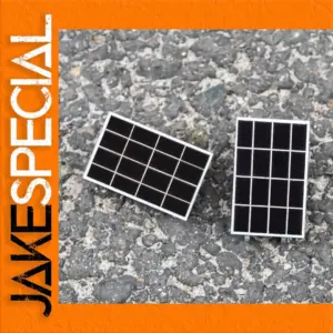Miniature Solar Panel Model for Diorama Display