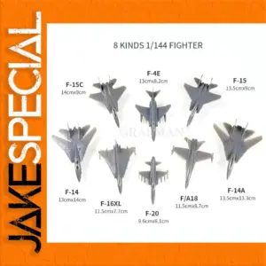 1/144 Scale Military Aircraft Model Collection