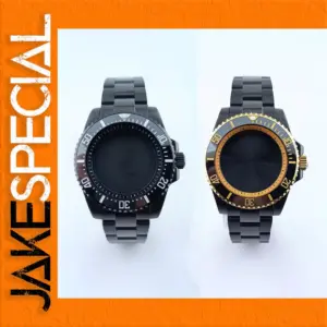 GMT Black Automatic Watch Case 40.5 mm