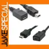 Mini USB to Micro USB Adapter 14cm