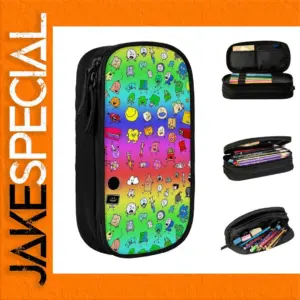 BFDI Inanimate Insanity Leather Pencil Case