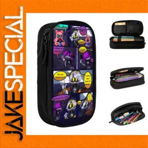 Murder Drones Pencil Case with Vibrant Graphics
