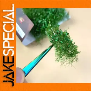 Simulation Miniature Static Grass Bush Model