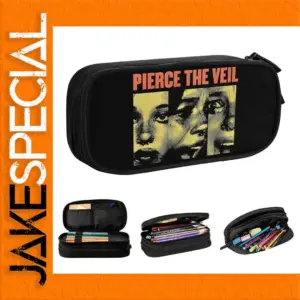 Pierce The Veil Stylish Leather Pencil Case
