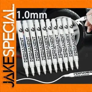 White Permanent Marker Set - 4, 5, or 6 Pack