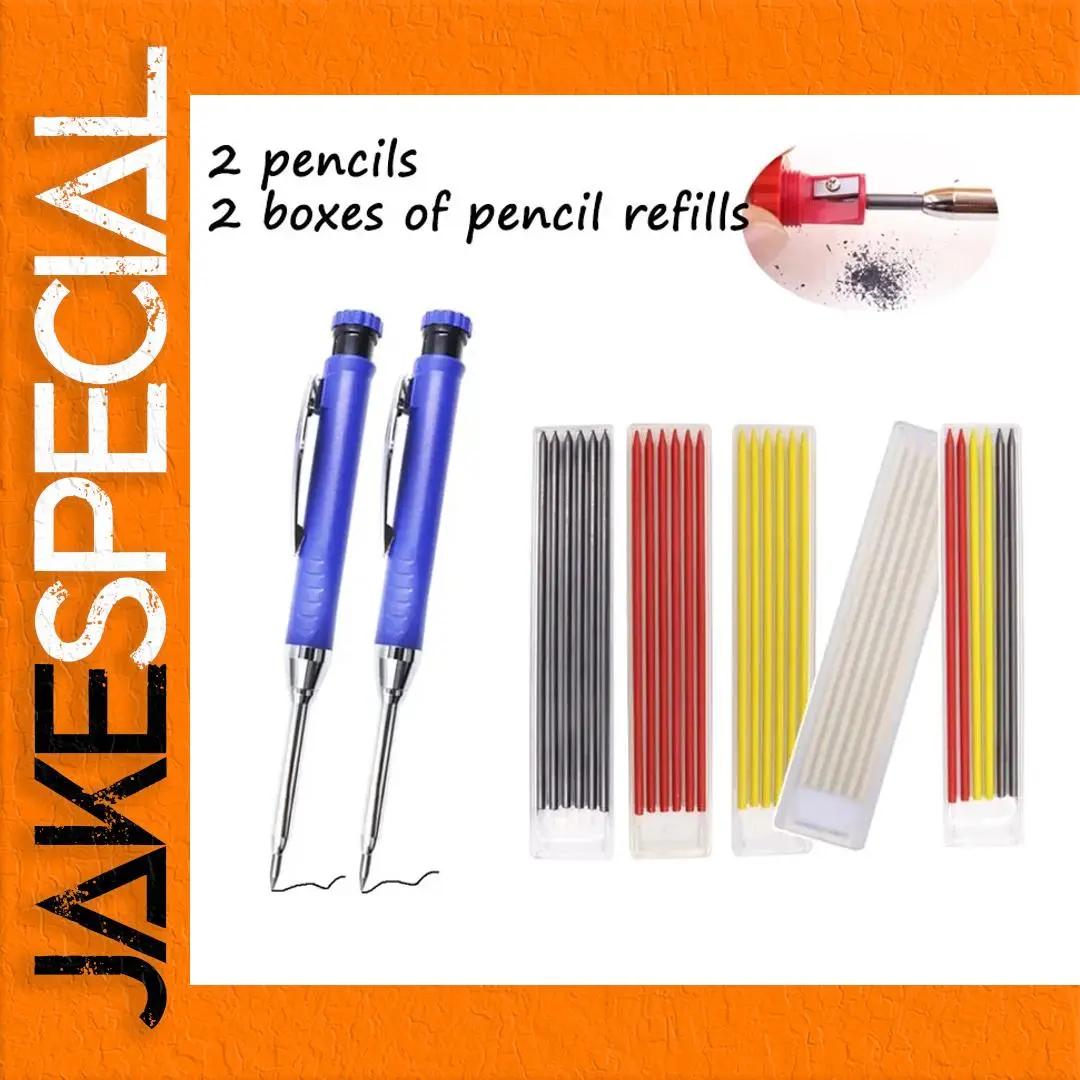 Long Head Mechanical Pencil Set with Refills 1 Long Head Mechanical Pencil Set with Refills
