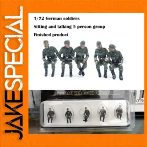 1/72 Scale Seated German Soldiers Set