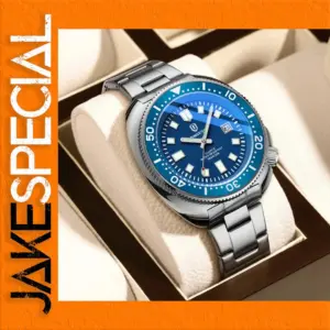Luxury Quartz Watch for Men - 40.5 mm Blue Dial